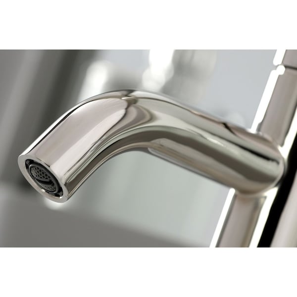 LS822DLPN Single-Handle Bathroom Faucet With Push Pop-Up, Polished Nickel